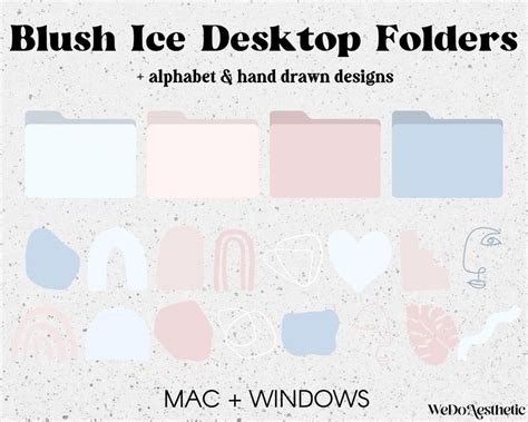 50 Desktop Folder Icons Mac Windows Folders Icons Mac Pastel