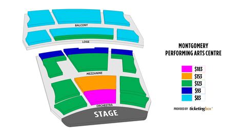 Montgomery Montgomery Performing Arts Centre Seating Chart