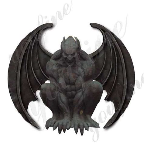 Large Antique Garden Bronze Gargoyles Statue For Roof Bokk 582 Youfine