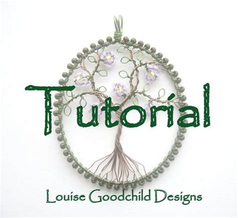 Wire Tree Tutorial Pendant Tutorial Jewelry Making Wire Wrap