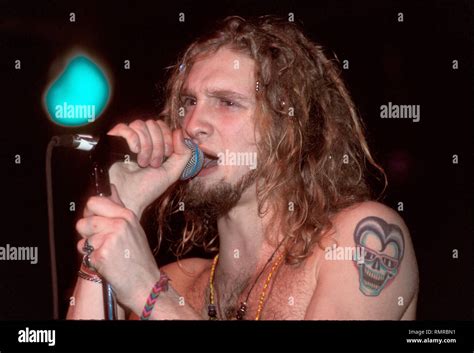 Alice In Chains Singer Layne Staley Is Shown Performing Live In Concert At Toad S Place In New