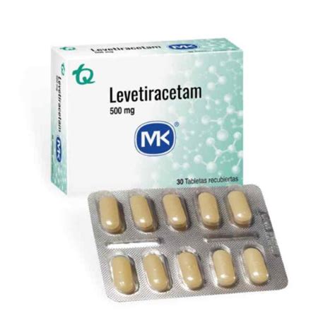 LEVETIRACETAM 500 MG CAJA X 30 TABLETAS MK