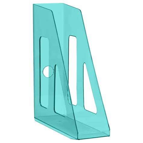 Лоток для бумаг вертикальный СТАММ "Актив", тонированный мятный, ширина ...