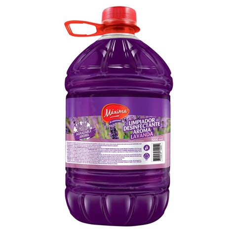 Limpiador Máxima Desinfectante Lavanda X 5000 Ml Jumbo Colombia