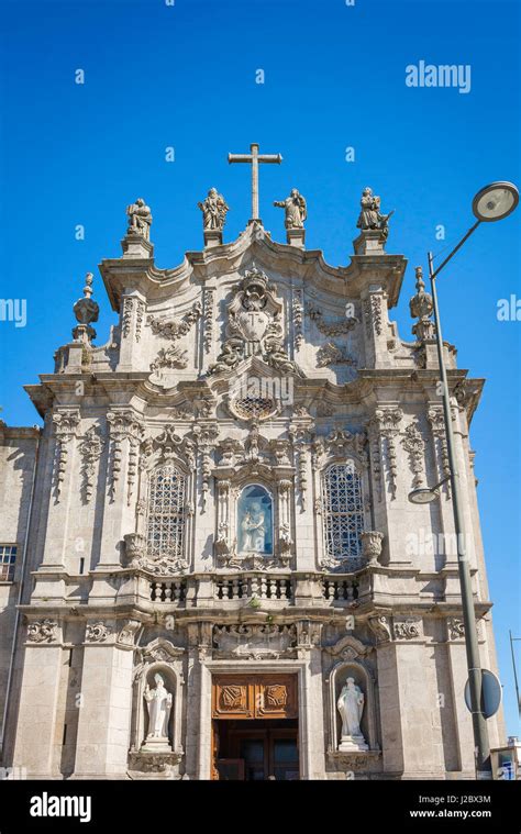 Porto Portugal Church The Igreja Do Carmo A Landmark Baroque Church