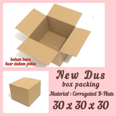 Jual Kardus Karton Box BARU 30x30x30 Box Packing LUAR DALAM POLOS