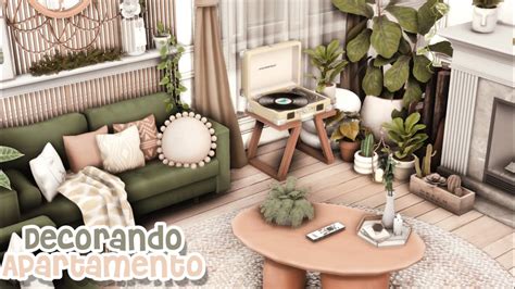 Decorando Apartamento En Los Sims 4 Speed Build🌼 Cc Links Youtube