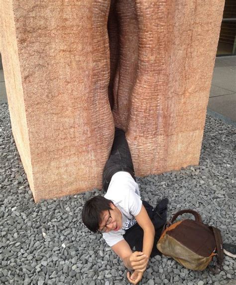 Student Gets Stuck In Giant Marble Vagina Statue Daily Star