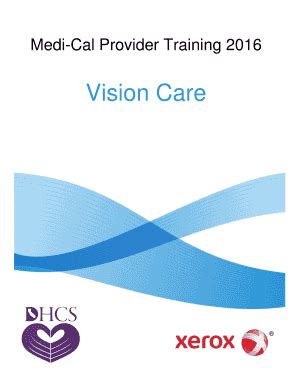 Fillable Online Files Medi Cal Ca Vision Care Vc 2016 Medi Cal Fax