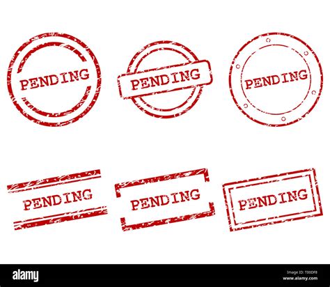 Pending Rubber Stamp Hi Res Stock Photography And Images Alamy