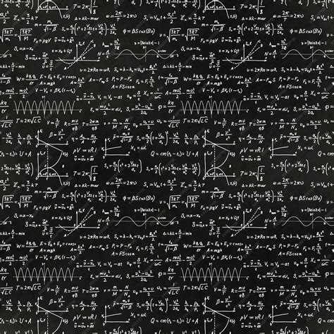 premium vector math equations  formulas pattern