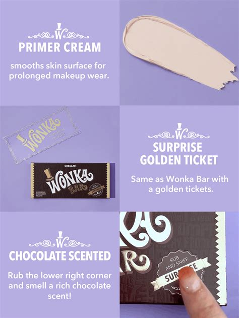 Willy Wonka SHEGLAM Wonka Bar Paleta De Sombras De Ojos Moda De