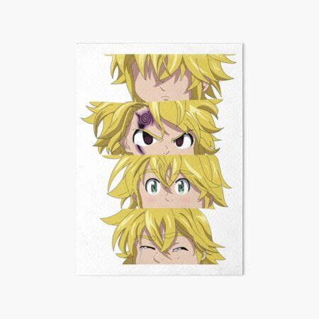 Lámina rígida Las emociones de Meliodas de Los siete pecados