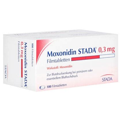 Moxonidin Stada 0 3 Mg Filmtabletten 100 St 100 St Online Kaufen