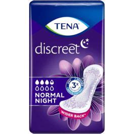 TENA Discreet Normal Night 10 St L Inkontinensskydd L HygienShoppen Se