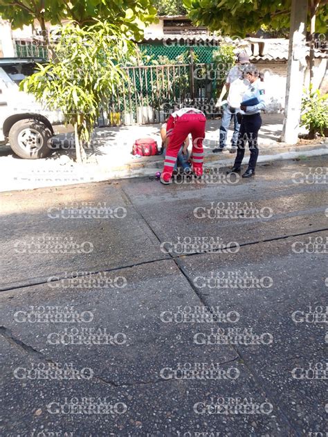 Derrapa Mujer En Su Moto En La Rancho Acapulco Lo Real De Guerrero