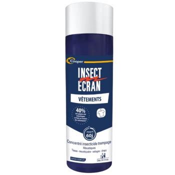 Insect Ecran Solution Trempage V Tement Ml Cooper Antimoustiques