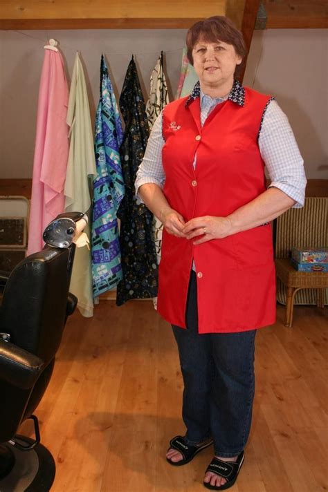 Pin On Hairdressers In Apron