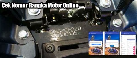 Cara Cek Nomor Rangka Motor Online 2023 Mudah Cepat JalanTikus