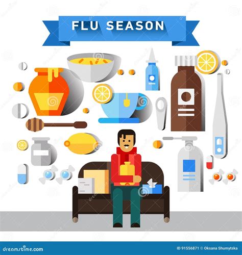 Flu Season Cartoon