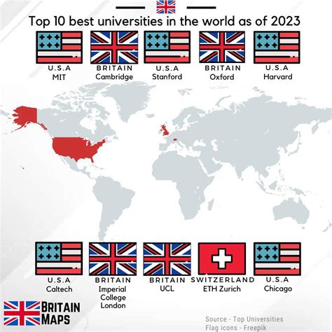 Top Best Universities In The World As Of Maps On The Web