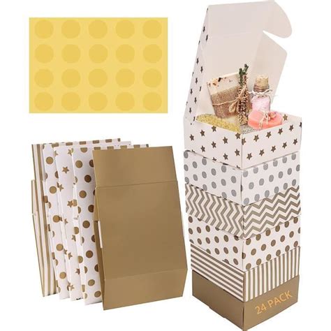 Lot De Boite Cadeau Carr E Boite Papier Kraft X X Cm