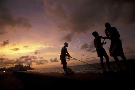 Cuba Havana Malecon Editorial Image Image Of City Town