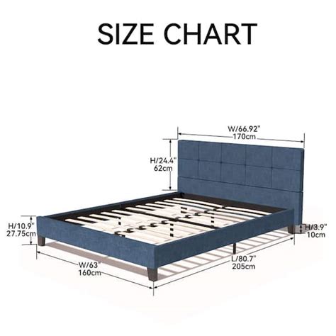 Headboard Sizes Chart And Dimensions Guide Dreamcloud