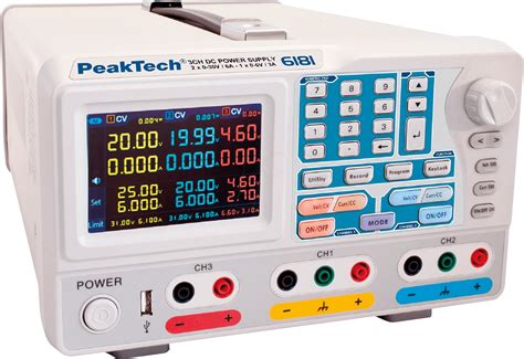 PEAKTECH 6181 Laboratory Power Supply 0 30 V 0 6 A Programmable