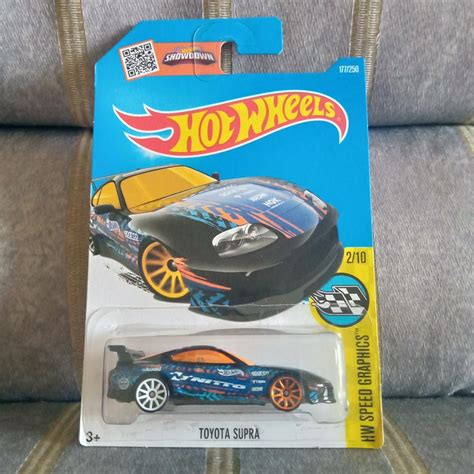 Jual HOT WHEELS TOYOTA SUPRA HITAM SPEED GRAPHICS Shopee Indonesia