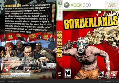 Borderlands Xbox 360 Box Art Cover By Blizzard911