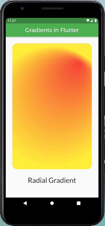 Gradient In Flutter Applications Geeksforgeeks