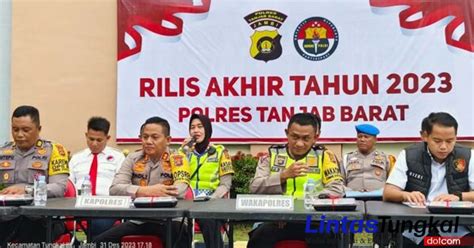 Angka Laka Lantas Di Tanjab Barat Meningkat Selama 2023 Capai 103 Kasus