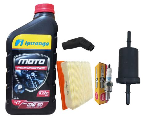 Kit Revisão Honda Cg 150 Titan 2009 A 2015 Troca Oleo Vela e Filtros