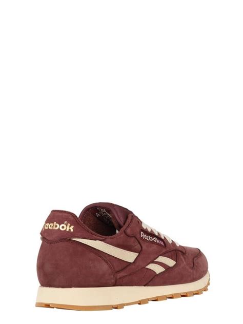 Reebok Classic Suede Vintage Sneakers In Bordeaux Red For Men Lyst