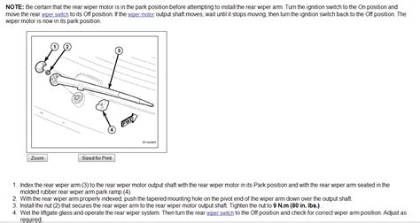 Replace Rear Wiper Jeep Grand Cherokee