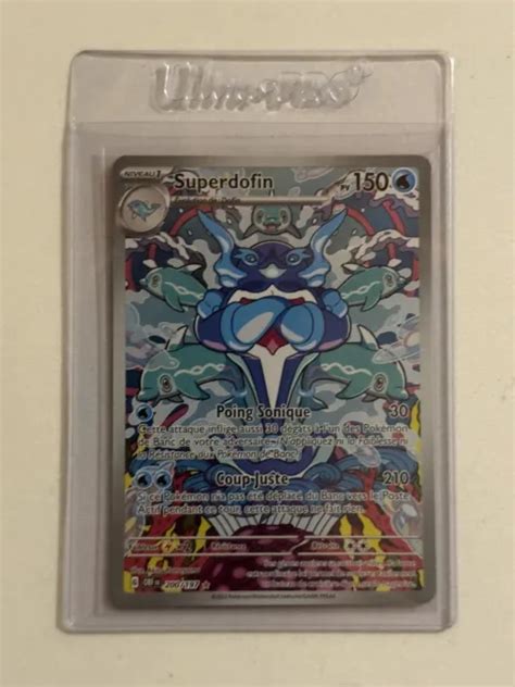 Carte Pokemon Superdofin Holo Secr Te Ev Ecarlate Et Violet