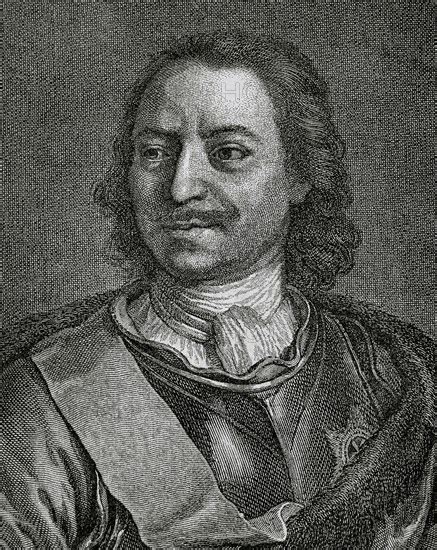 Peter The Great 1672 1725 Tsar Of All Russia 1682 1721 And Emperor