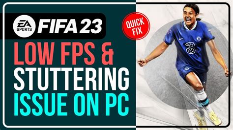 How To FIX FIFA 23 Lag Low FPS Stuttering FPS Drops WORKING FOR