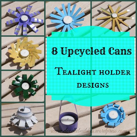 Upcycle Cans To 8 Tealight Designs