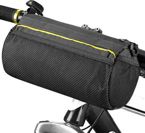 OBOVA Bike Handlebar Bag 3 3L 8 Pocket Waterproof Handlebar Bags For