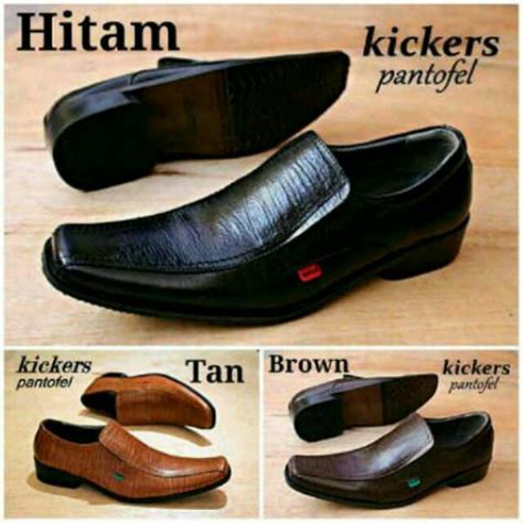 Jual Sepatu Kickers Pantofel Murah Kulit Asli Kantoran Kerja Formal