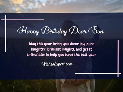 45 Perfect Birthday Wishes For Son From Mom