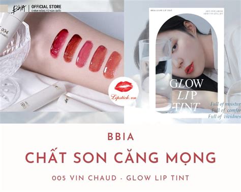 Son Bbia 005 Vin Chaud Màu Đỏ Cherry Đẹp Nhất Tint Mọng Đẹp