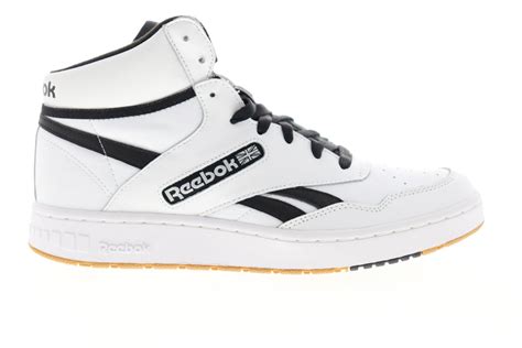 Reebok BB 4600 EH2135 Mens White Leather High Top Basketball Sneakers ...