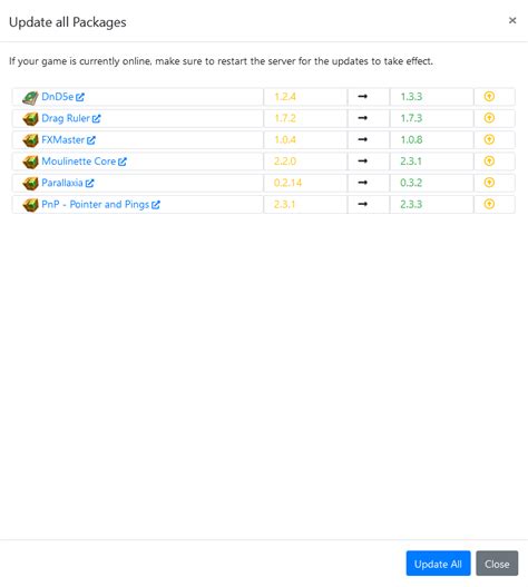 How To Update Foundry Vtt On The Forge Foundry The Forge