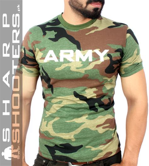 ARMY Camouflage T shirt – Sharp Shooters