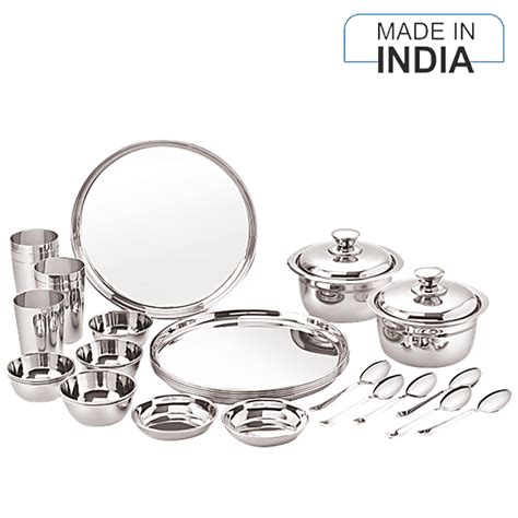 Buy Neelam Premium Stainless Steel Dinner Set Online At Best Price Of