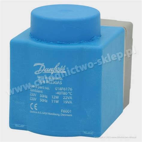 Cewka Zaworu Elektromagnetycznego Danfoss Be230as 018f6701 220 230 [v] Ac 50 Hz Ip 67