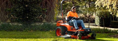 Zd Series Zero Turn Mowers Kubota Australia